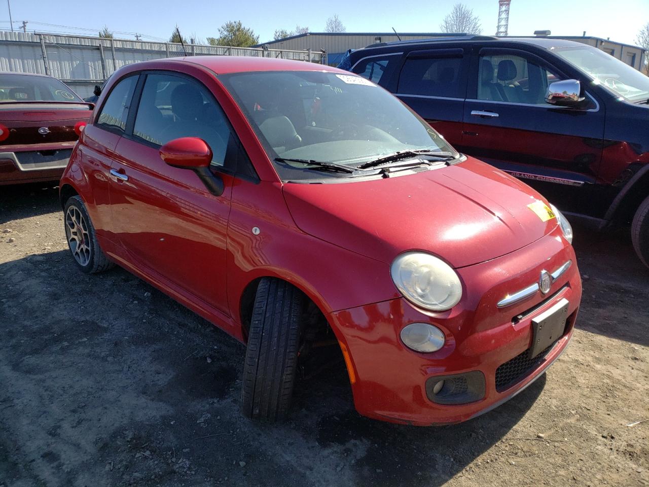 FIAT 500 SPORT 2012 with VIN 3C3CFFBR2CT128617 - Photo from auction