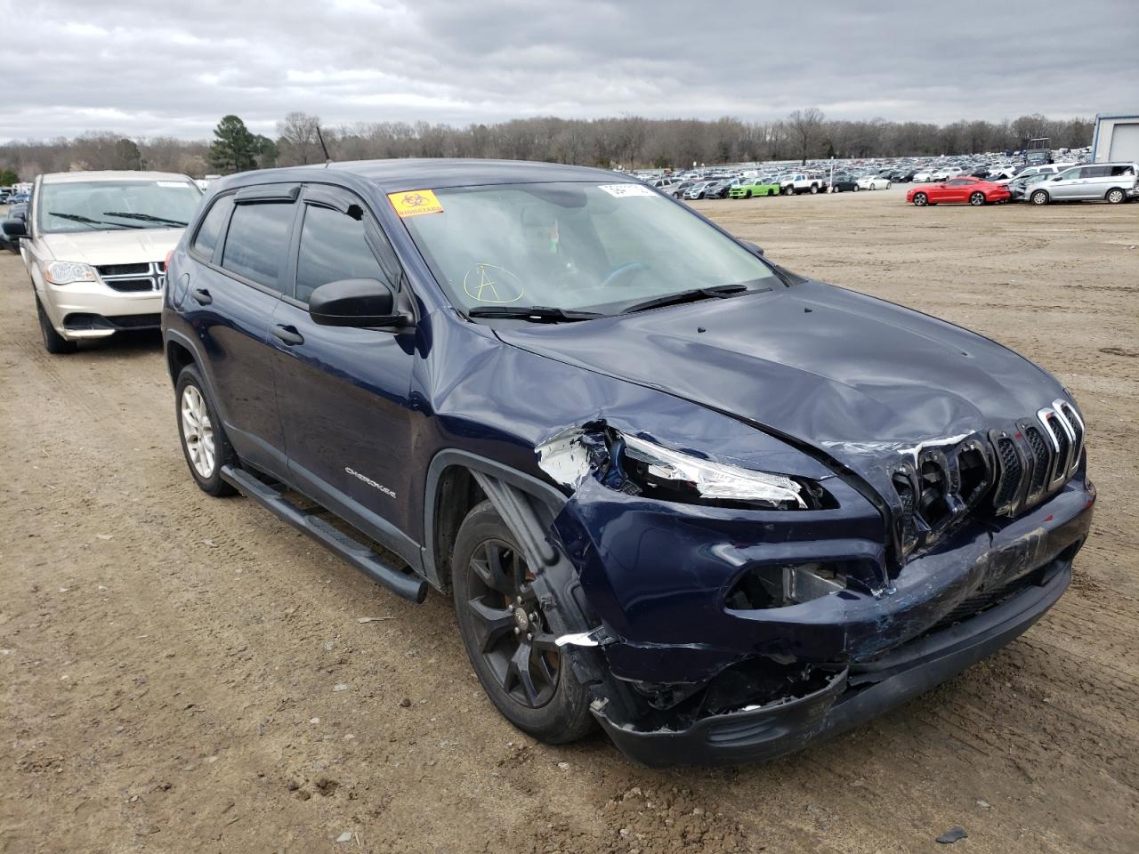 Photo 1 from auction – 2016 JEEP CHEROKEE S with VIN 1C4PJLAB3GW184354