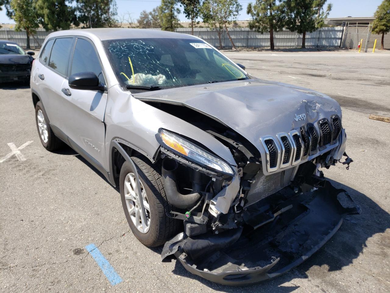 JEEP CHEROKEE S 2017 with VIN 1C4PJMAS2HD220747 - Photo from auction