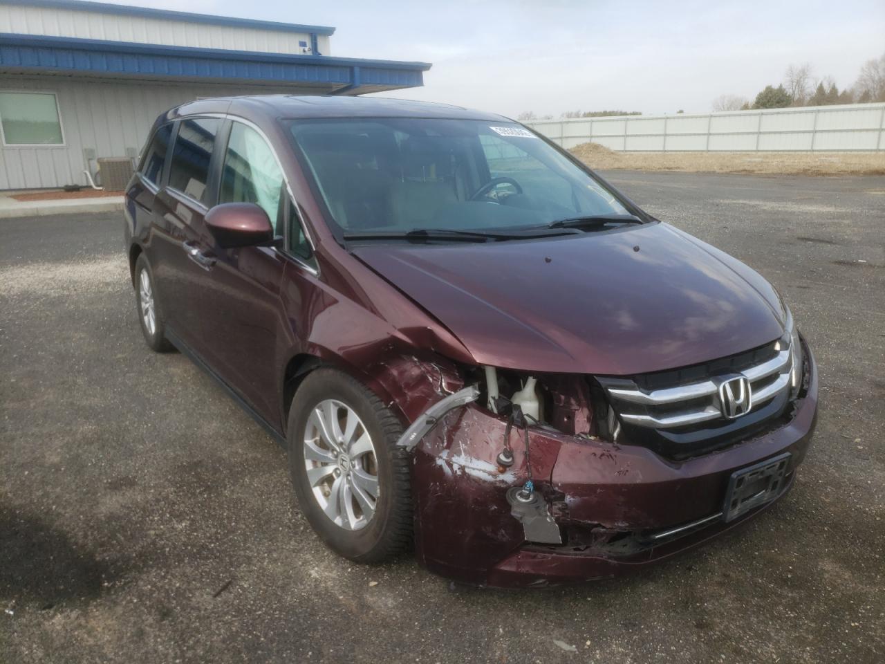 HONDA ODYSSEY EX 2015 with VIN 5FNRL5H65FB042212 - Photo from auction