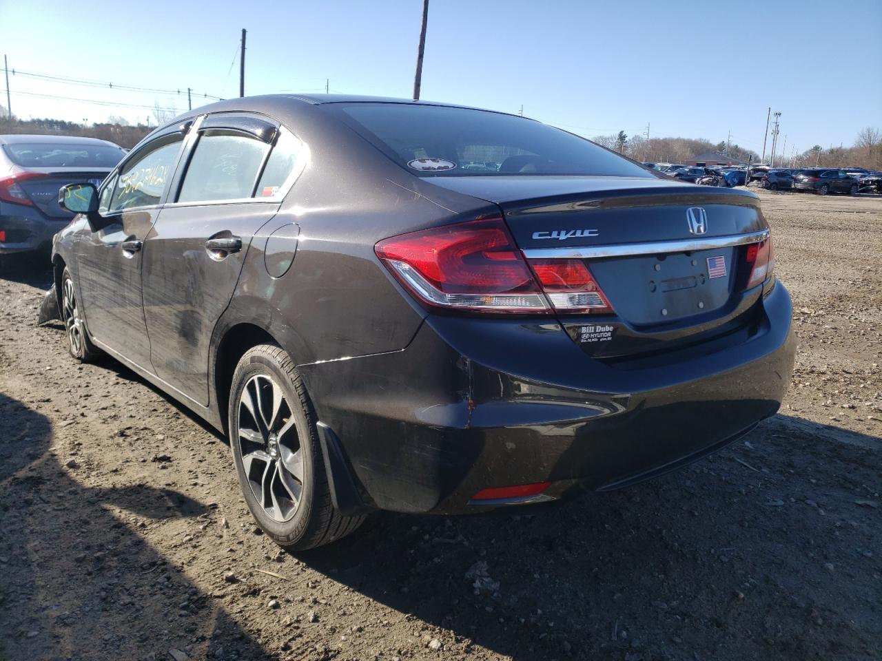 Photo 3 from auction – 2013 HONDA CIVIC EX with VIN 2HGFB2F81DH534057