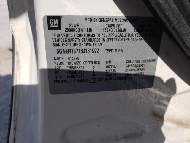 Photo 10 from auction – 2008 BUICK ENCLAVE CX with VIN 5GAER13718J161992