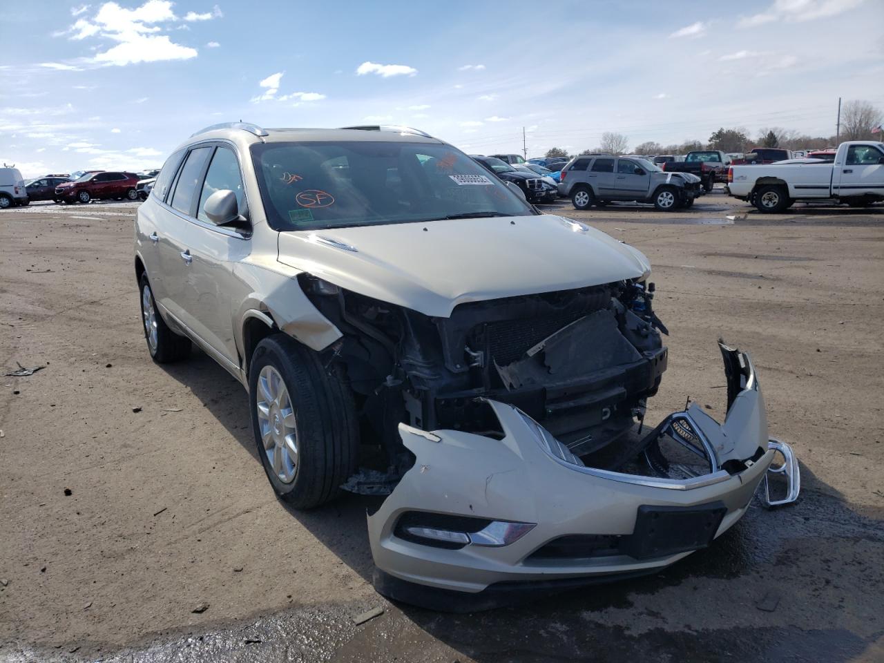 BUICK ENCLAVE 2013 with VIN 5GAKVDKD4DJ110360 - Photo from auction