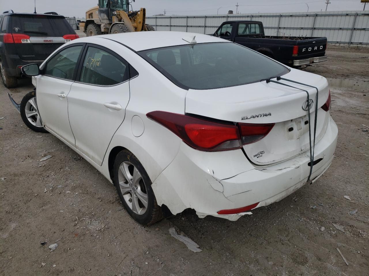 Photo 3 from auction – 2016 HYUNDAI ELANTRA SE with VIN 5NPDH4AE0GH697128