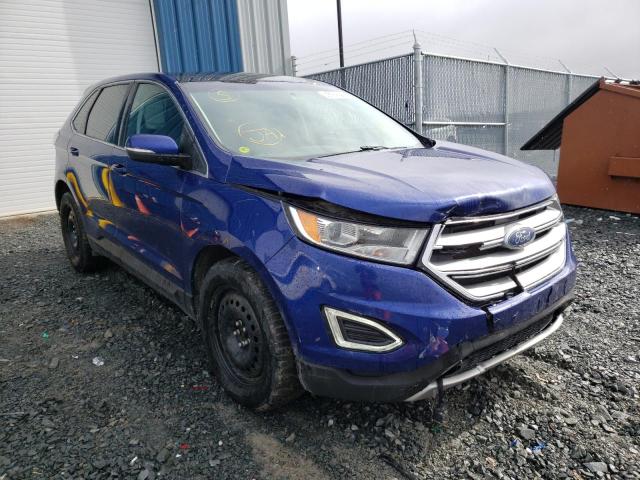 FORD EDGE SEL 2015 with VIN 2FMTK4J8XFBB49358 - Photo from auction