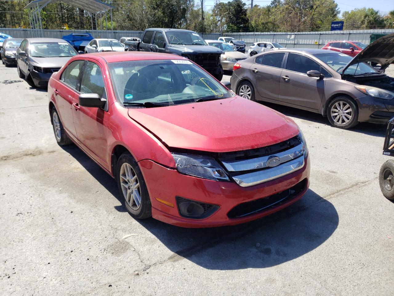 FORD FUSION S 2012 with VIN 3FAHP0GA3CR193347 - Photo from auction