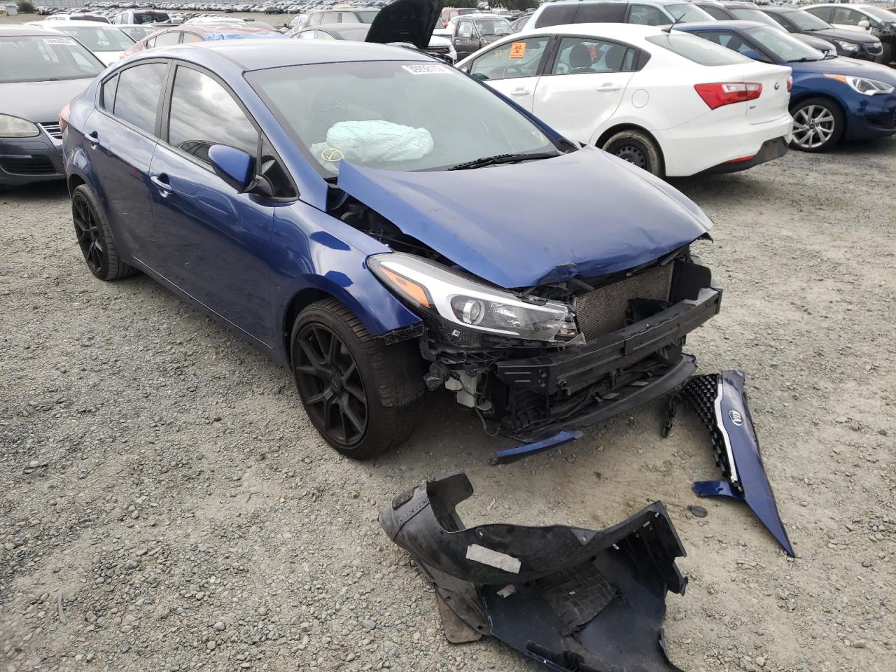 KIA FORTE LX 2017 with VIN 3KPFL4A7XHE025348 - Photo from auction