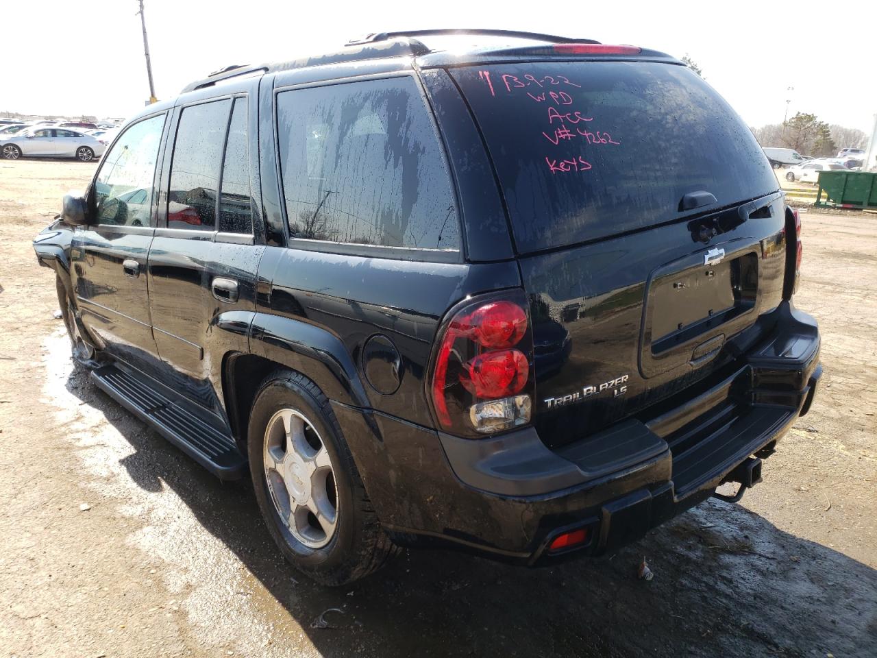 Photo 3 from auction – 2007 CHEVROLET TRAILBLAZE with VIN 1GNDT13S472294262