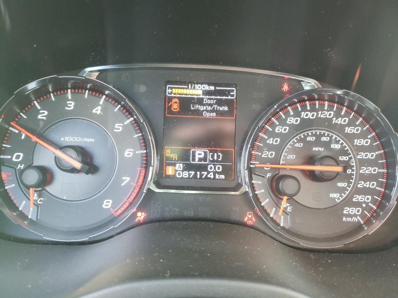 Photo 8 from auction – 2018 SUBARU WRX PREMIU with VIN JF1VA1D6XJ8814429