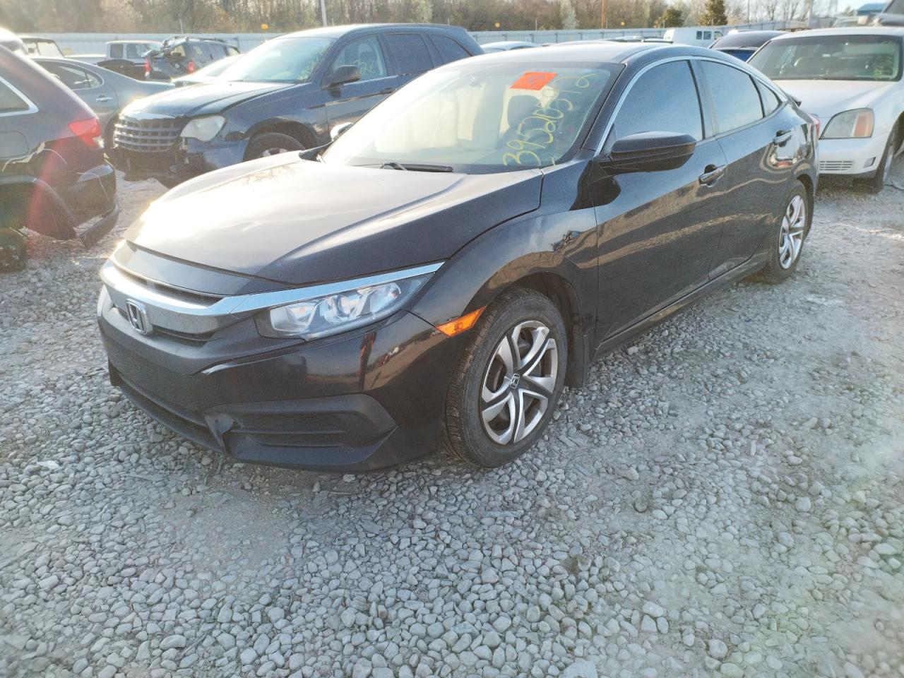 Photo 2 from auction – 2017 HONDA CIVIC LX with VIN 19XFC2F56HE073926