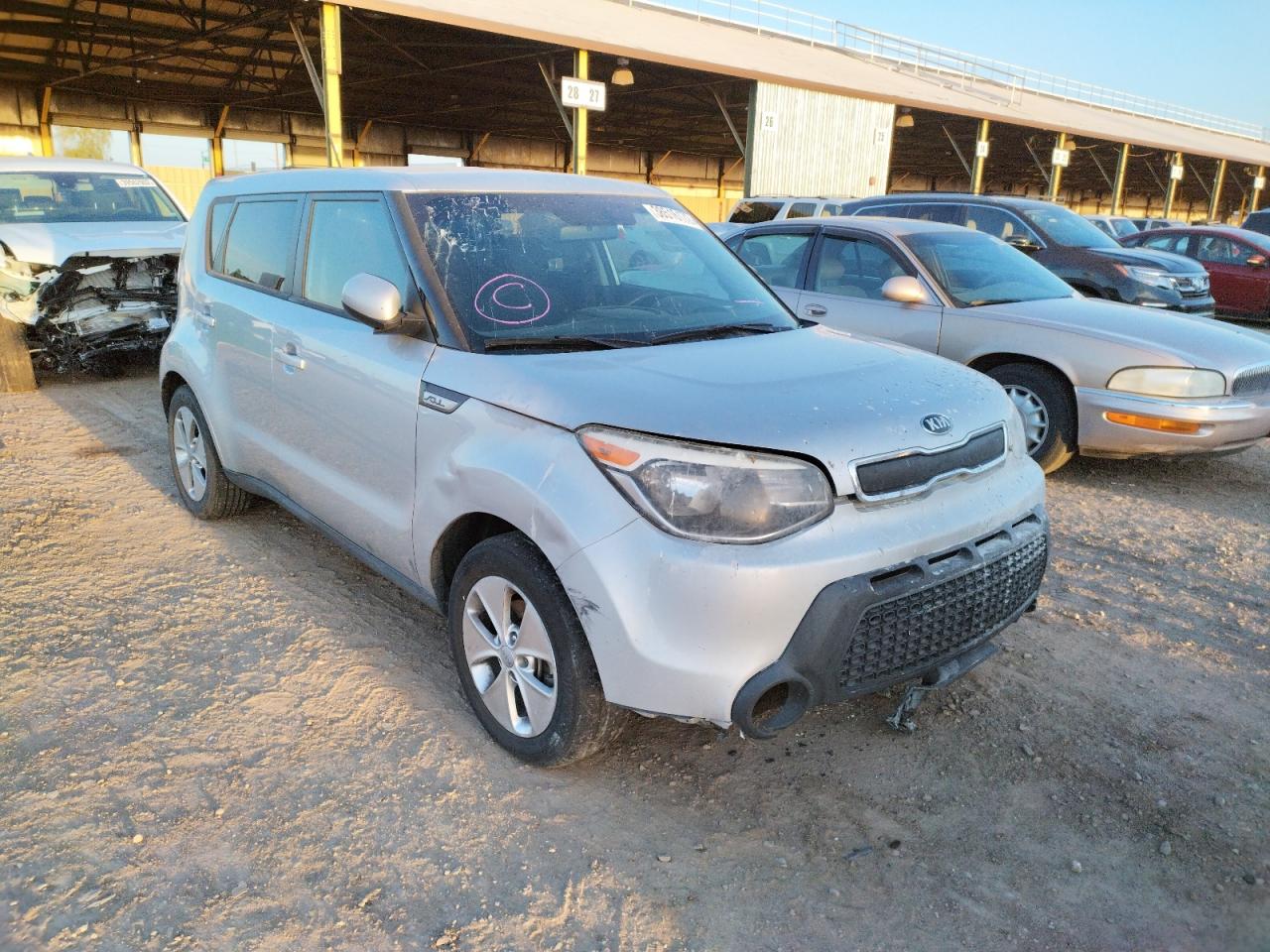 KIA SOUL 2015 with VIN KNDJN2A2XF7817011 - Photo from auction