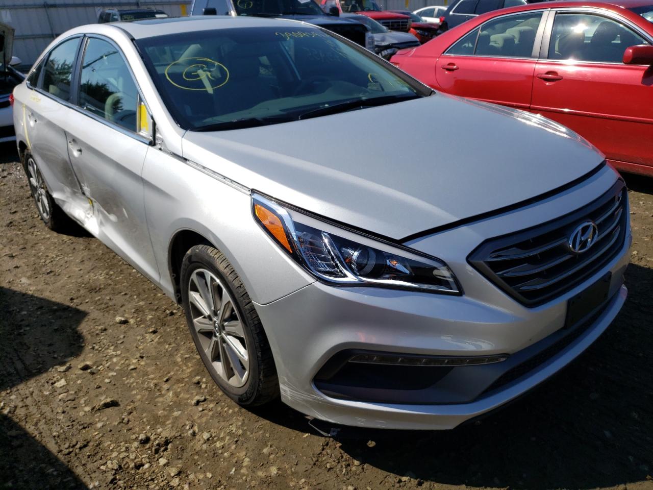 HYUNDAI SONATA SPO 2017 with VIN 5NPE34AF0HH437504 - Photo from auction