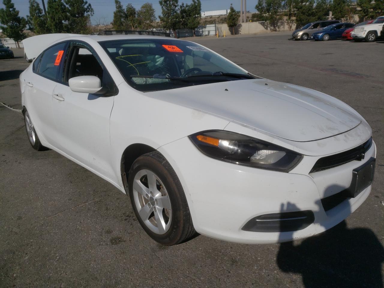 DODGE DART SXT 2016 with VIN 1C3CDFBB8GD592810 - Photo from auction