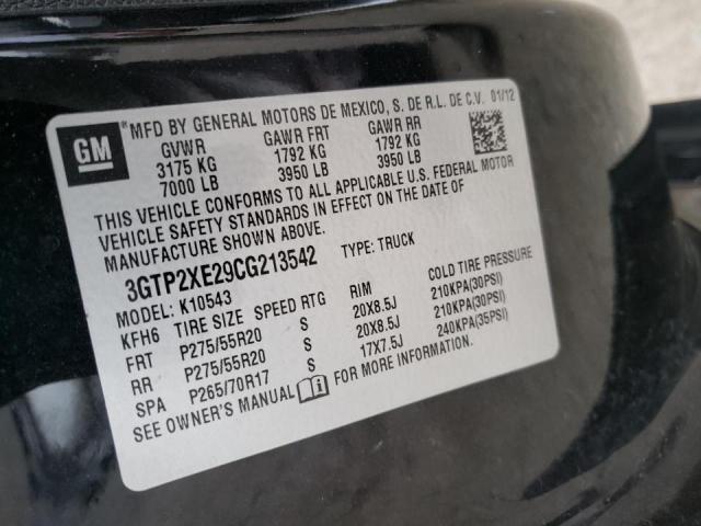 Photo 10 from auction – 2012 GMC SIERRA K15 with VIN 3GTP2XE29CG213542