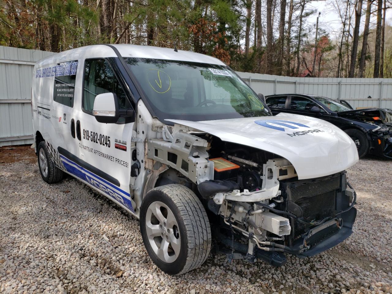 RAM PROMASTER 2016 with VIN ZFBERFBT0G6C84989 - Photo from auction