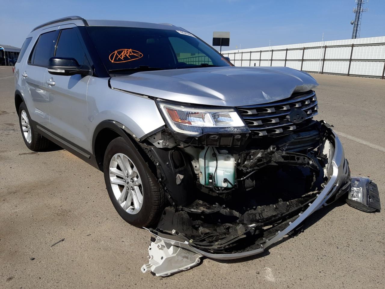 FORD EXPLORER X 2017 with VIN 1FM5K7D84HGD89944 - Photo from auction