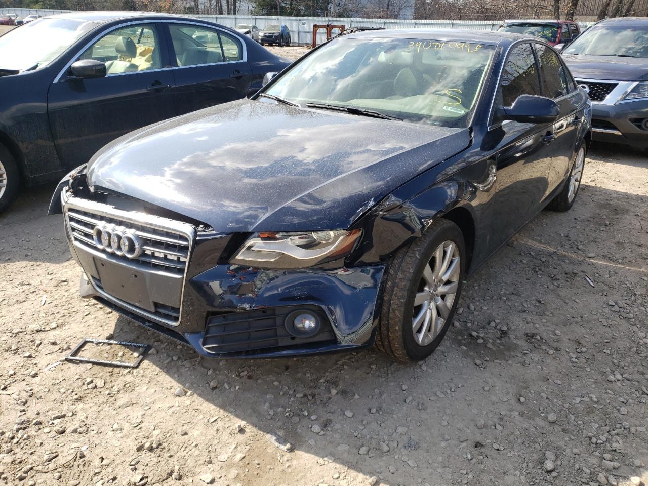 Photo 2 from auction – 2010 AUDI A4 PREMIUM with VIN WAUFFAFL4AN044584