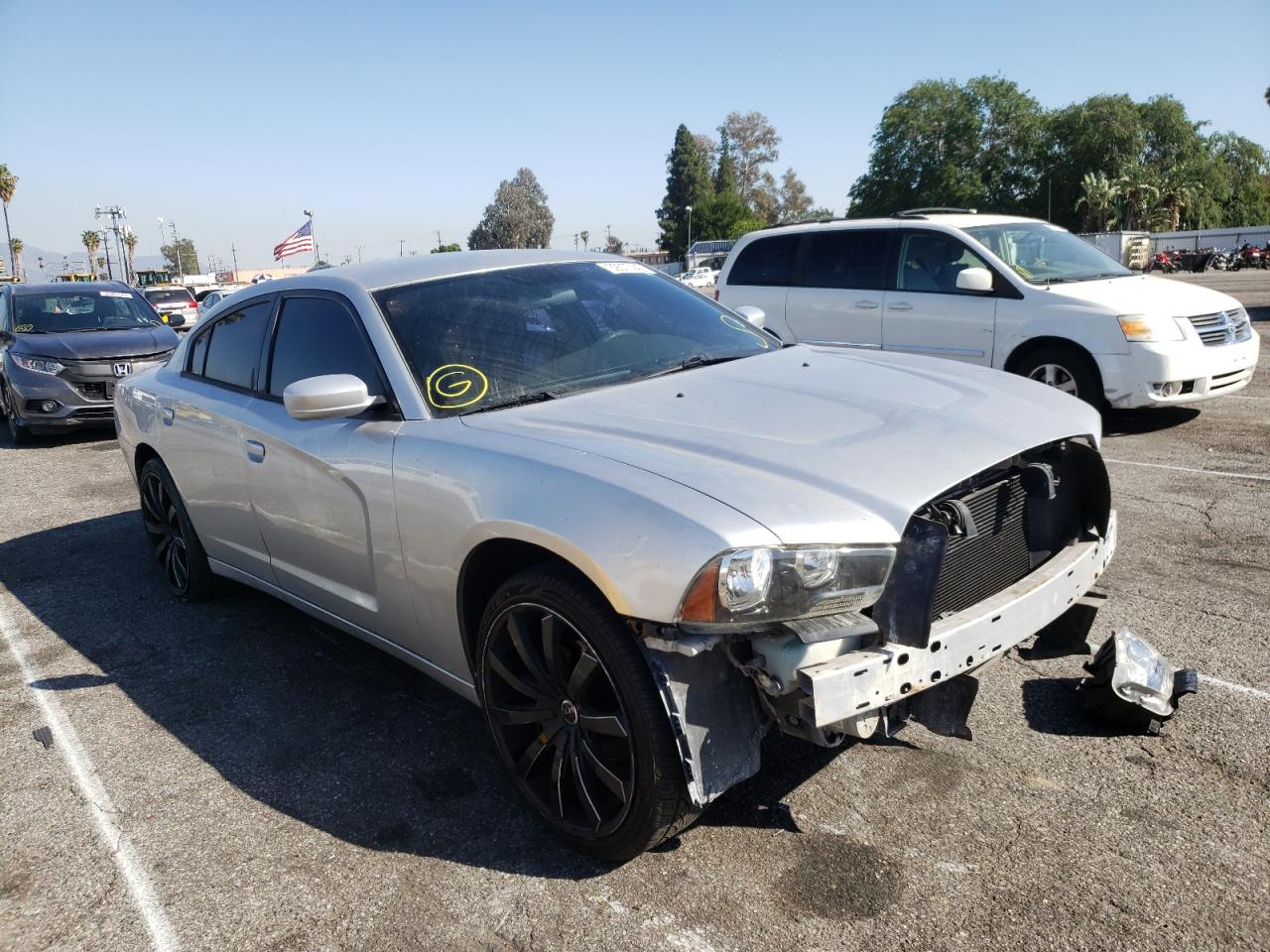 DODGE CHARGER SE 2012 with VIN 2C3CDXBG1CH163300 - Photo from auction