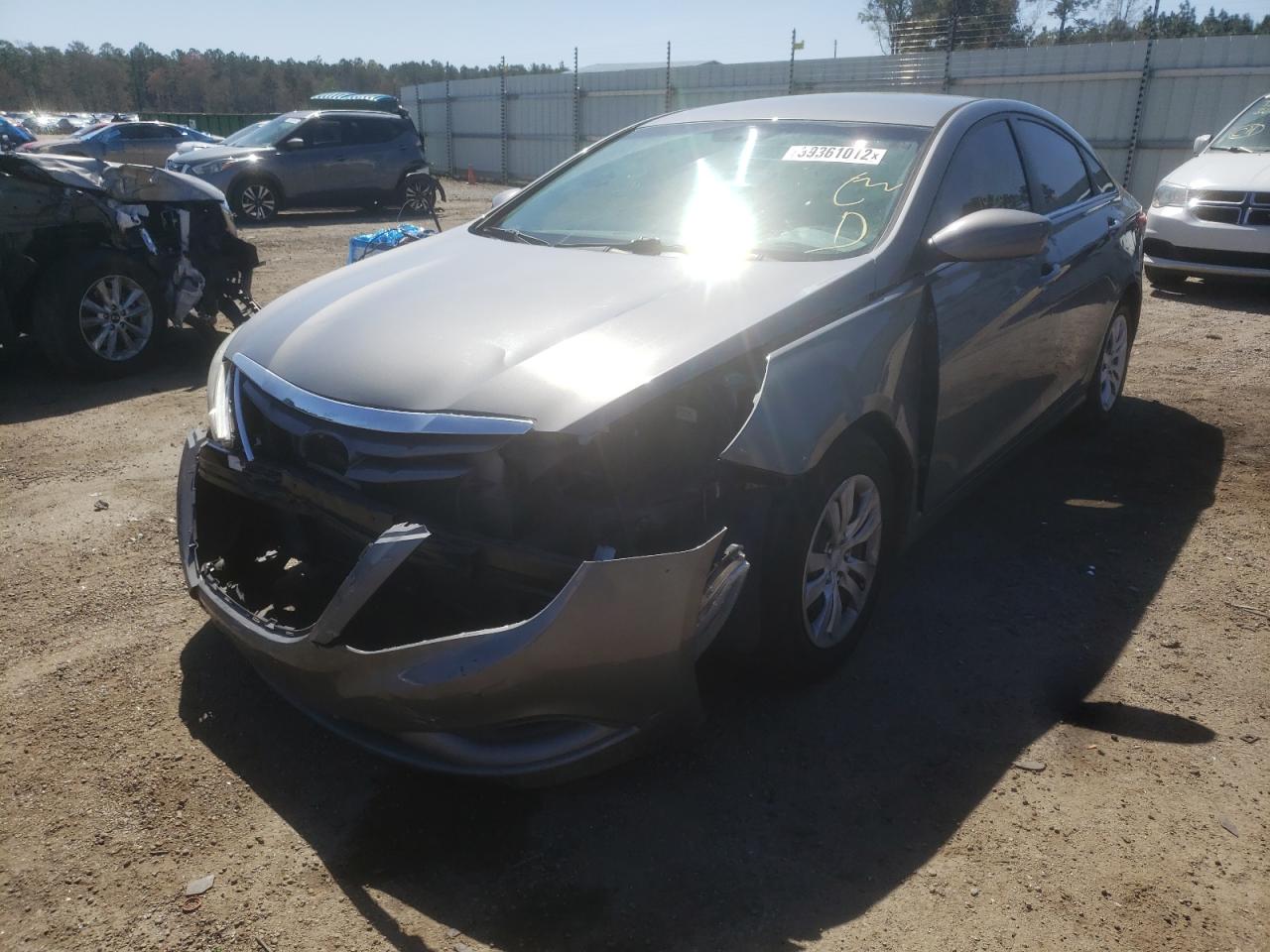 Photo 2 from auction – 2012 HYUNDAI SONATA GLS with VIN 5NPEB4AC6CH482836