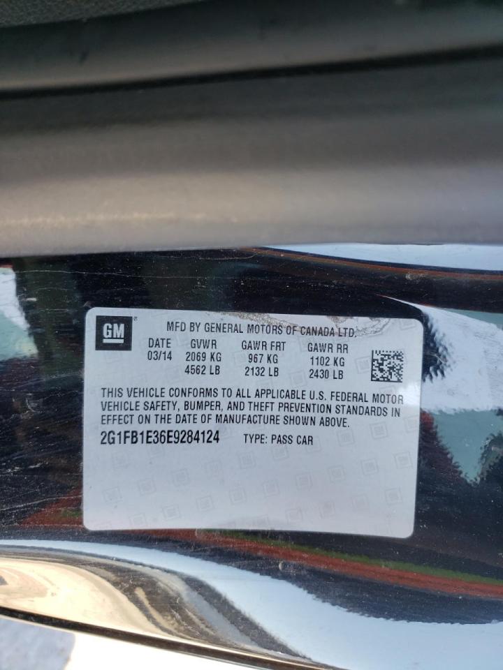 Photo 10 from auction – 2014 CHEVROLET CAMARO LT with VIN 2G1FB1E36E9284124