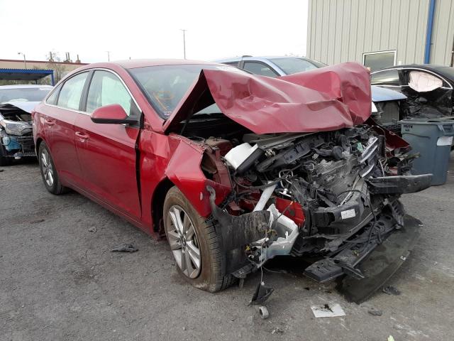 HYUNDAI SONATA SE 2017 with VIN 5NPE24AF5HH596277 - Photo from auction
