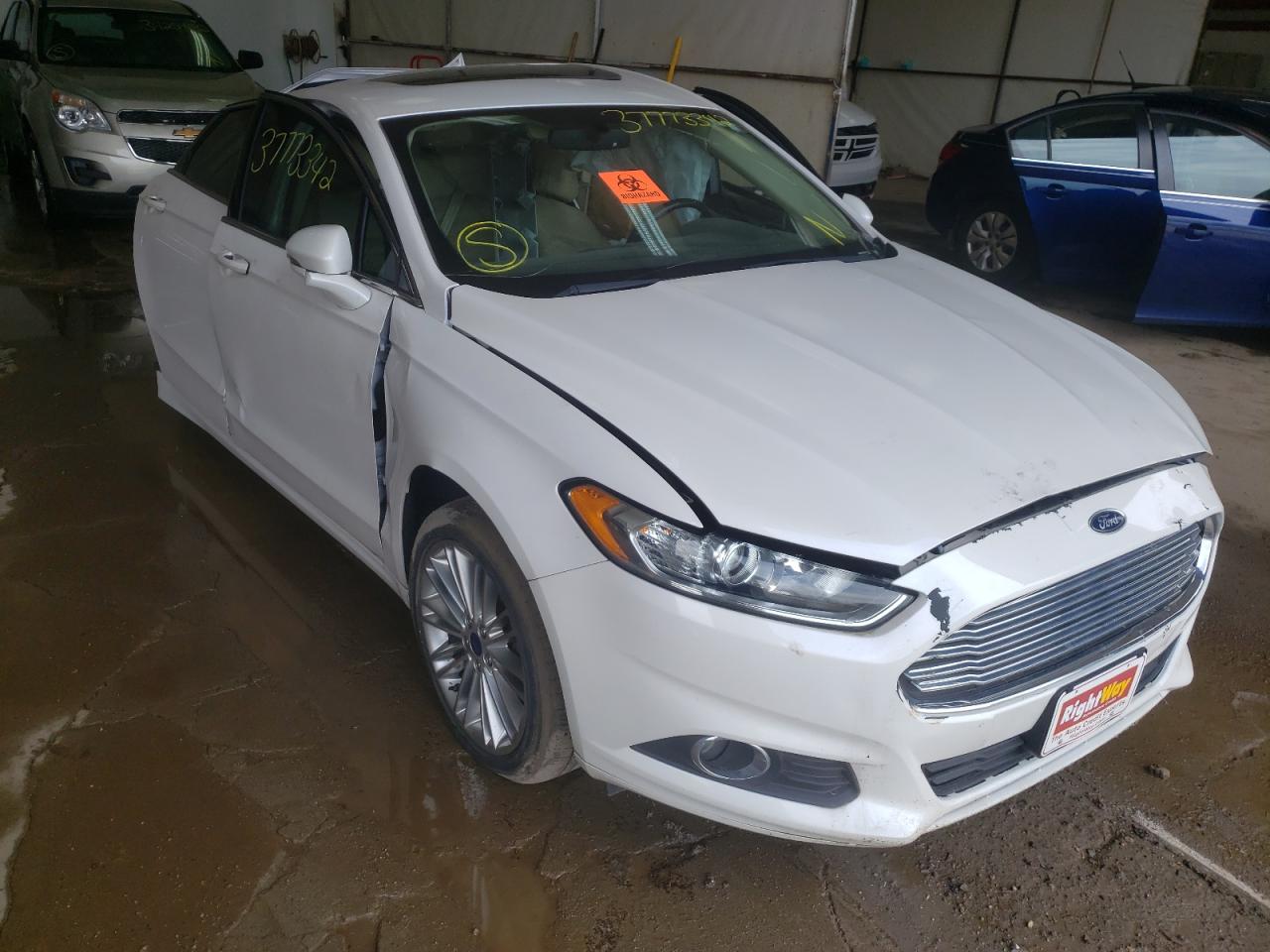 FORD FUSION SE 2016 with VIN 3FA6P0T90GR403444 - Photo from auction