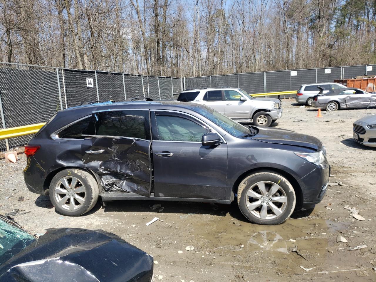 Photo 9 from auction – 2015 ACURA MDX ADVANC with VIN 5FRYD4H8XFB012335