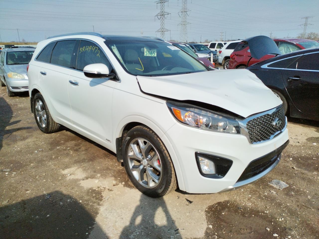 KIA SORENTO SX 2018 with VIN 5XYPKDA54JG388436 - Photo from auction