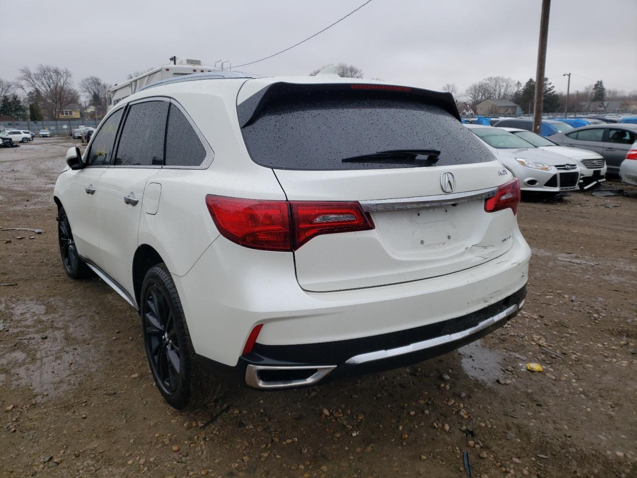 Photo 3 from auction – 2017 ACURA MDX TECHNO with VIN 5FRYD4H51HB013382