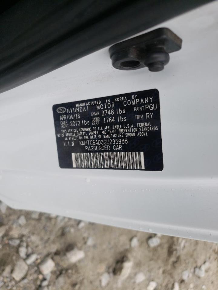 Photo 10 from auction – 2016 HYUNDAI VELOSTER with VIN KMHTC6AD3GU295988