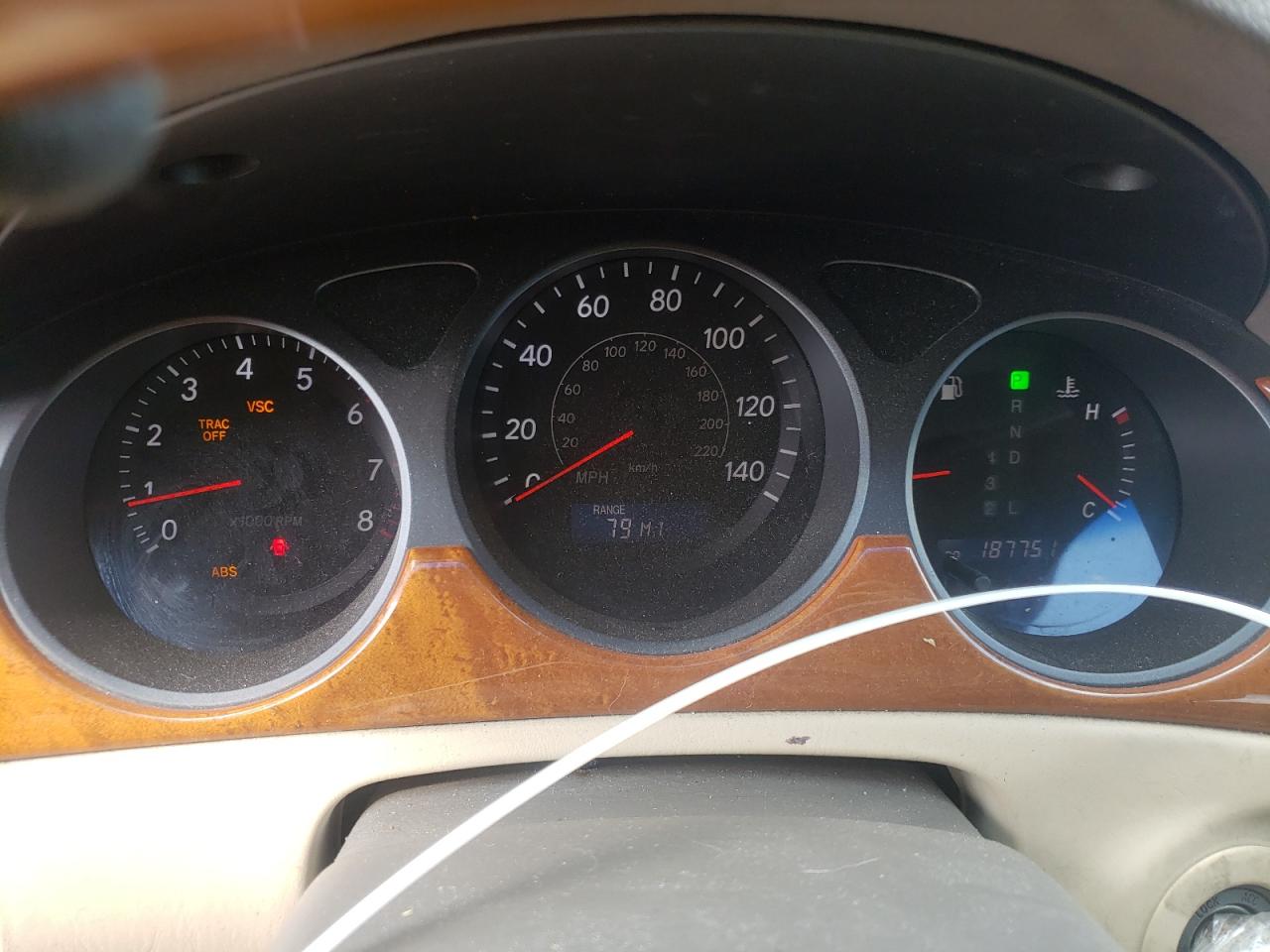 Photo 8 from auction – 2005 LEXUS ES 330 with VIN JTHBA30G455123720