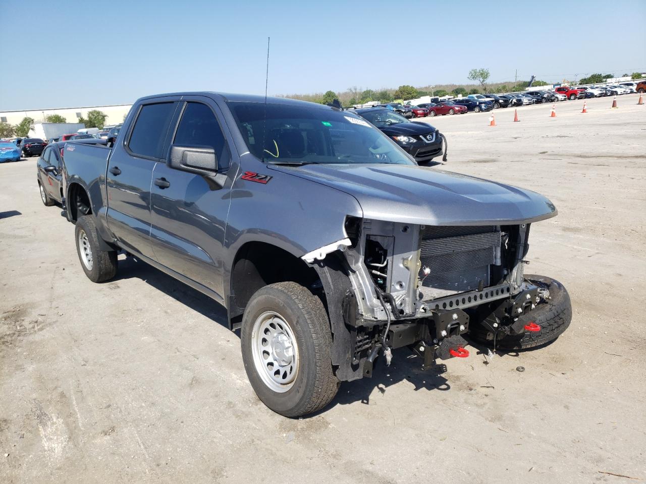 Photo 1 from auction – 2021 CHEVROLET SILVERADO with VIN 1GCPYCEF0MZ396633