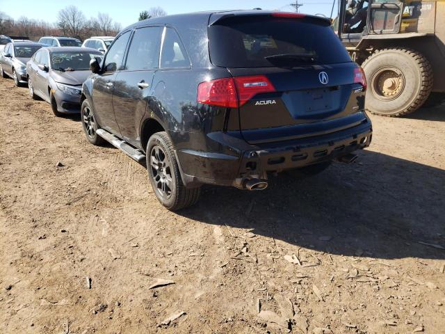 Photo 3 from auction – 2009 ACURA MDX TECHNO with VIN 2HNYD286X9H507180