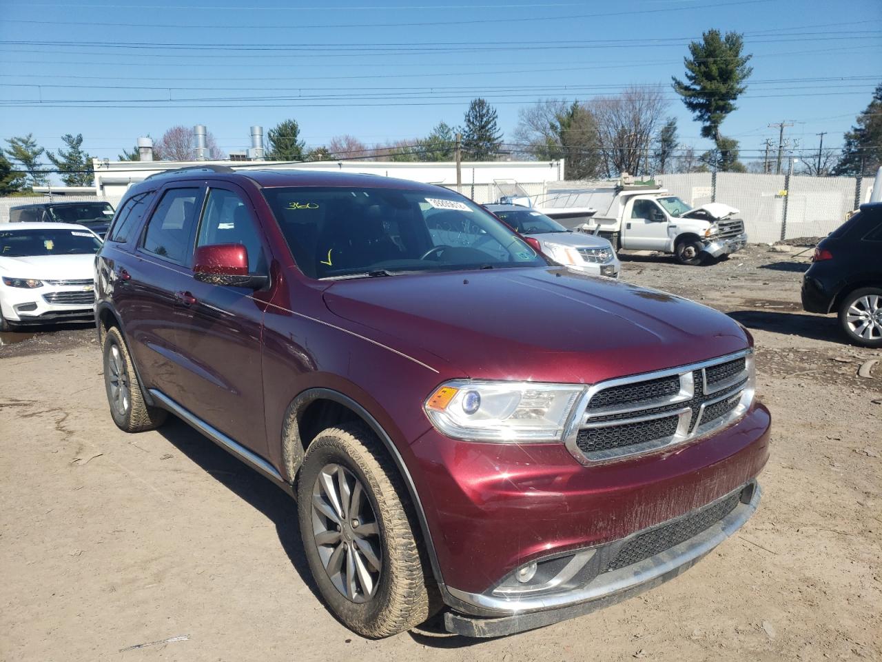 DODGE DURANGO SX 2016 with VIN 1C4RDJAGXGC323221 - Photo from auction