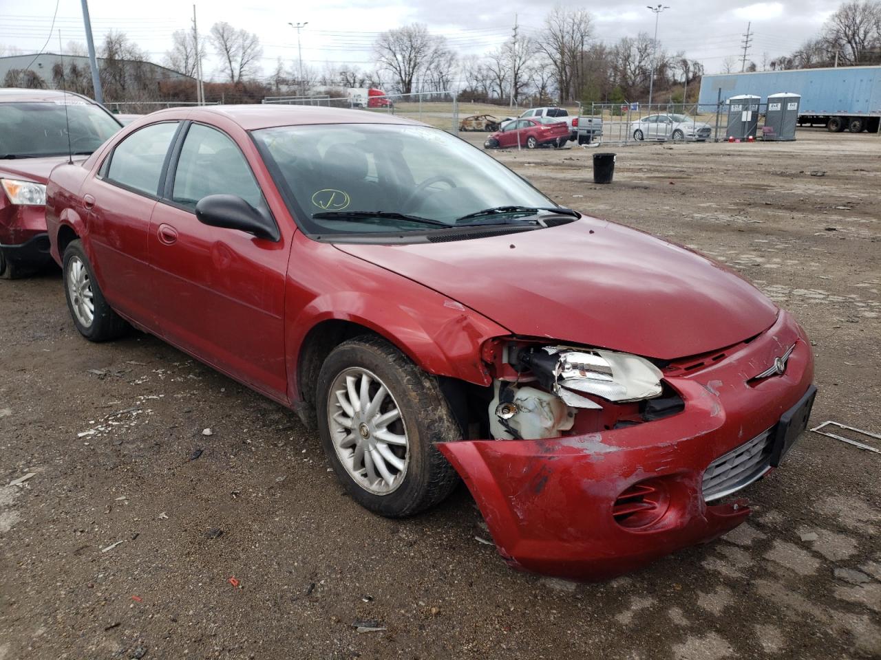 CHRYSLER SEBRING LX 2003 with VIN 1C3EL46X53N527049 - Photo from auction