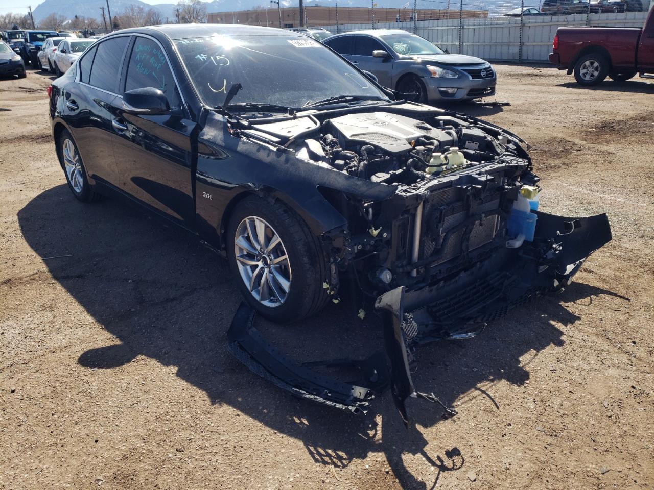 Photo 1 from auction – 2017 INFINITI Q50 PREMIU with VIN JN1EV7AR8HM835171