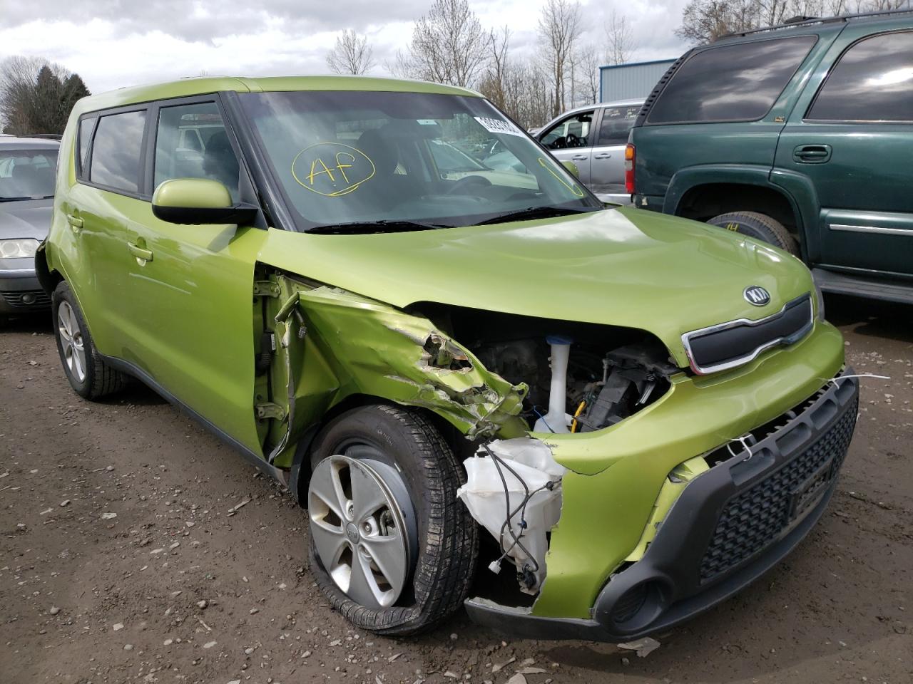KIA SOUL 2014 with VIN KNDJN2A20E7726781 - Photo from auction