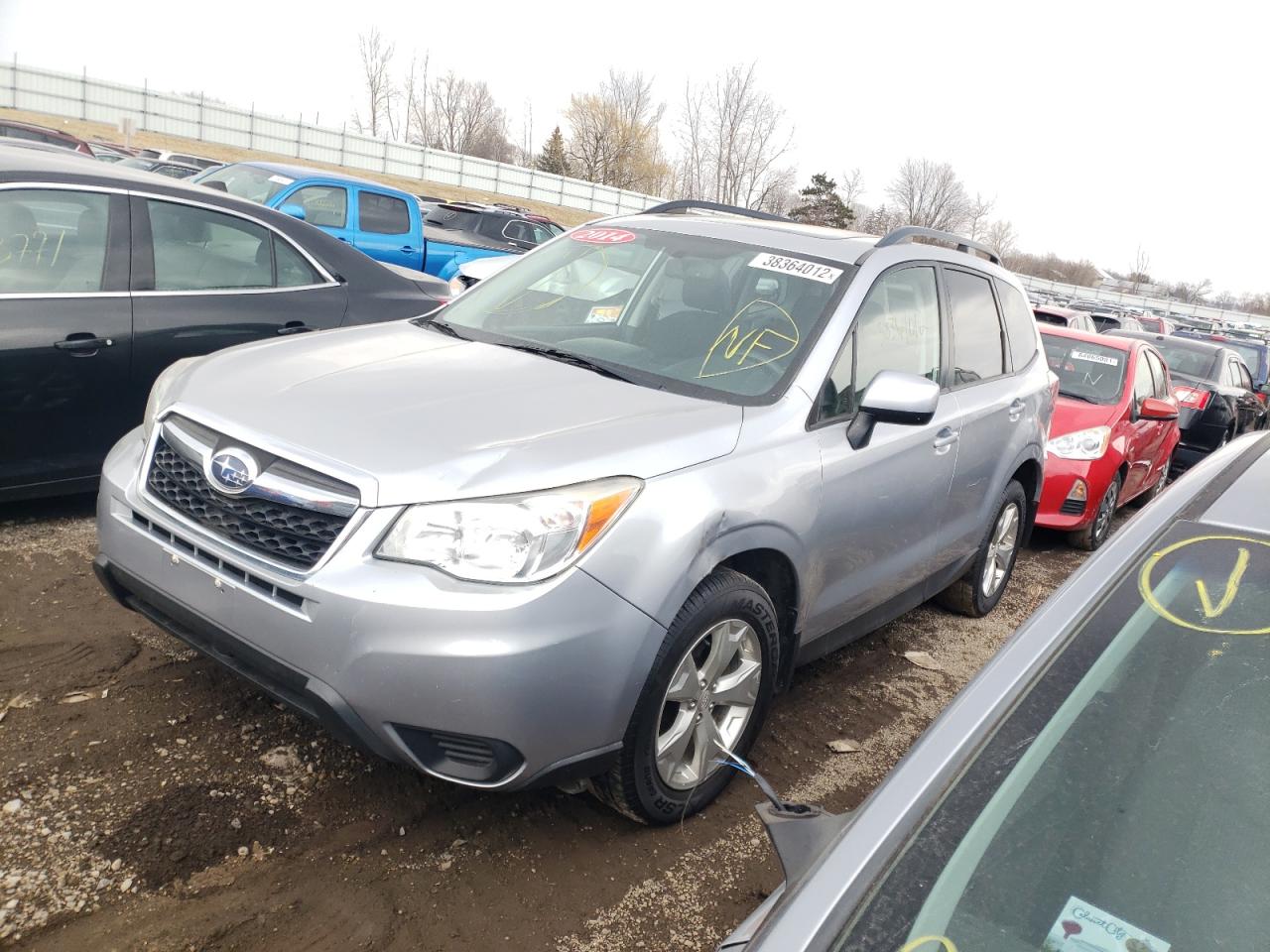 Photo 2 from auction – 2014 SUBARU FORESTER 2 with VIN JF2SJAEC1EH506946