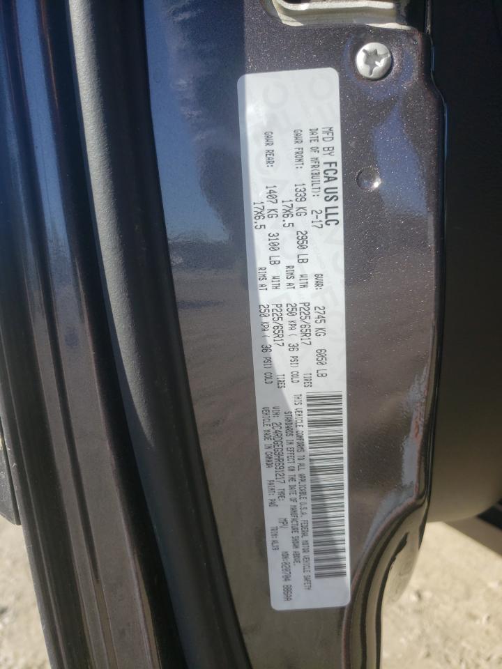 Photo 10 from auction – 2017 DODGE GRAND CARA with VIN 2C4RDGEG9HR691217