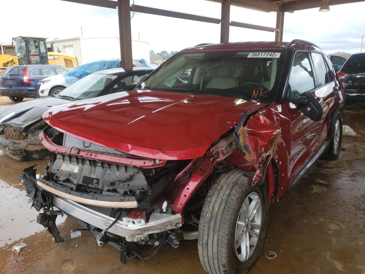 Photo 2 from auction – 2020 FORD EXPLORER X with VIN 1FMSK7DH2LGC22638