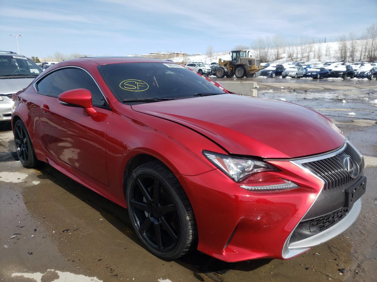 LEXUS RC 350 2015 with VIN JTHSE5BC7F5000926 - Photo from auction