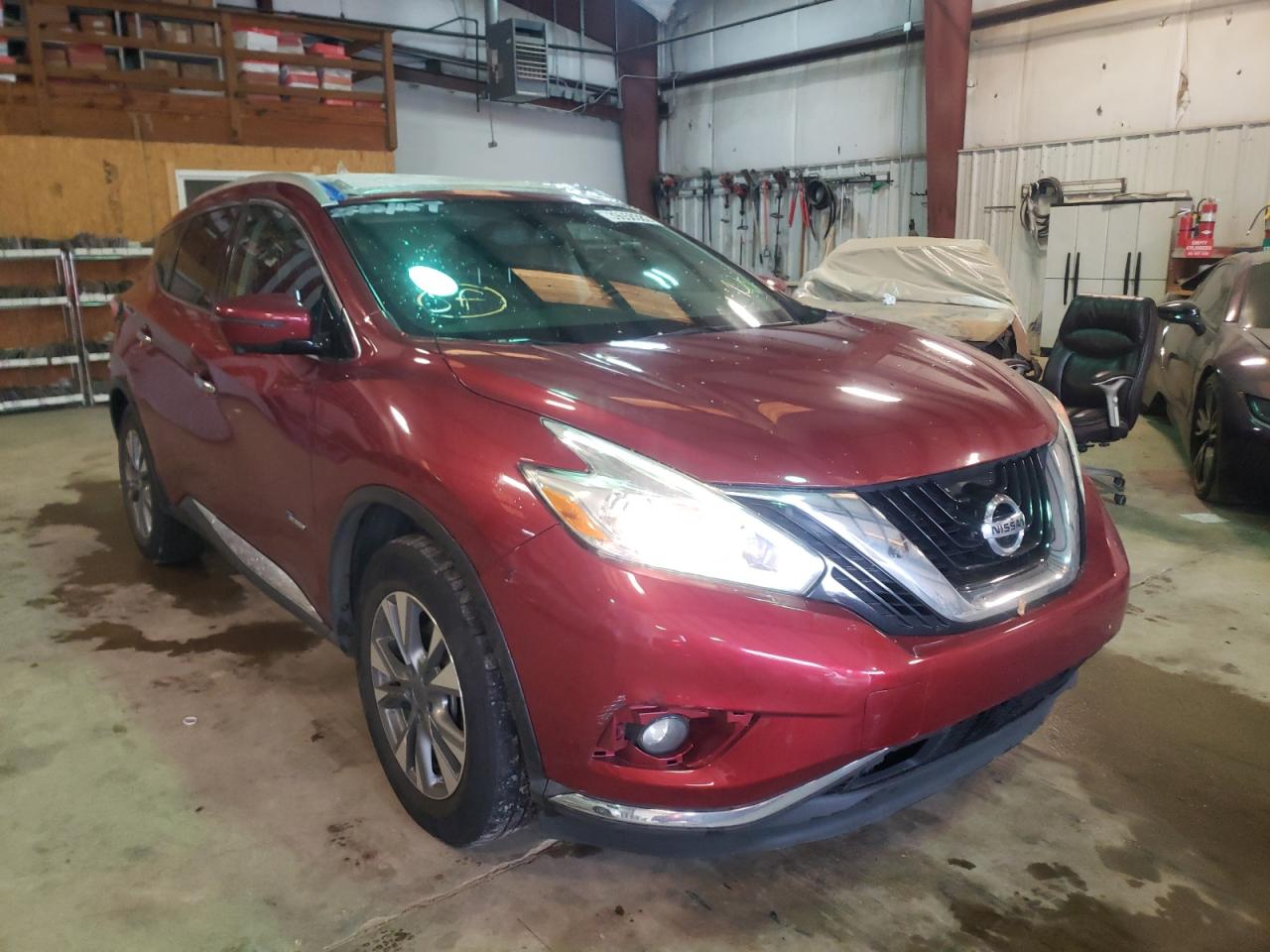 NISSAN MURANO SL 2016 with VIN 5N1CZ2MG7GN145535 - Photo from auction