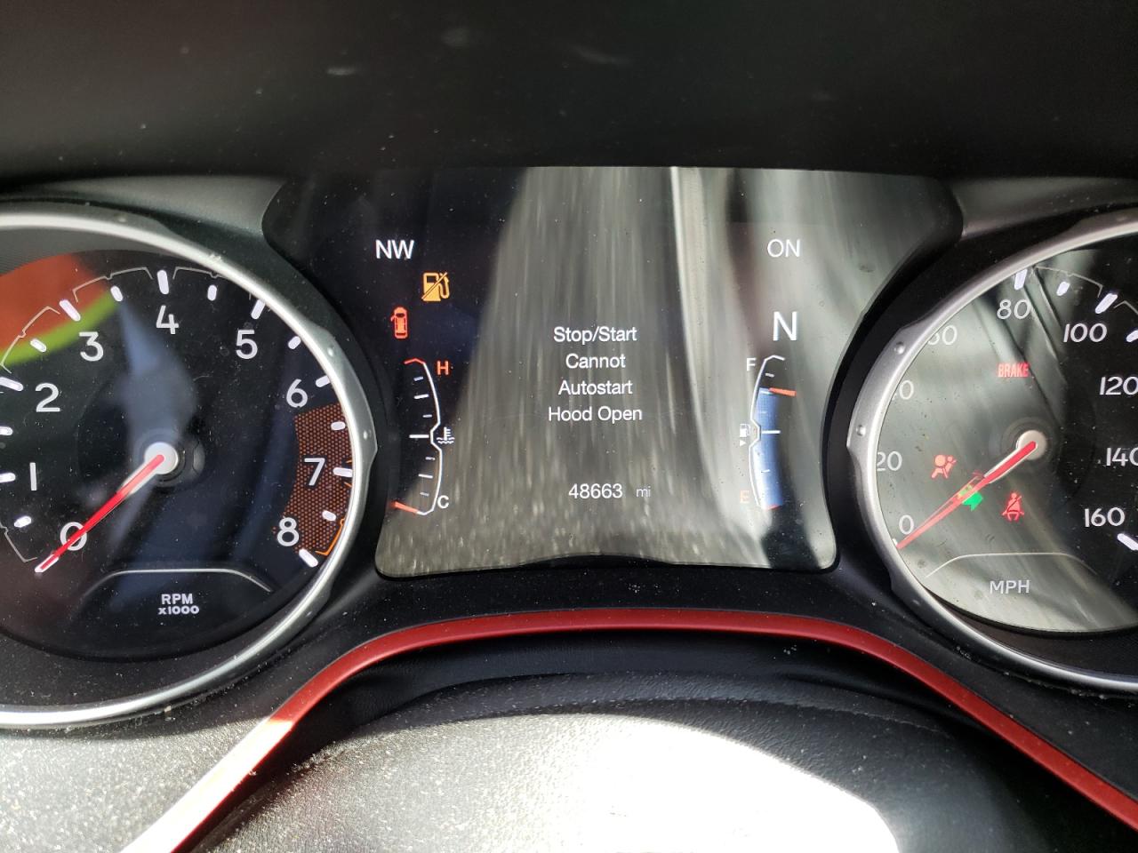 Photo 8 from auction – 2018 JEEP COMPASS TR with VIN 3C4NJDDB3JT129943