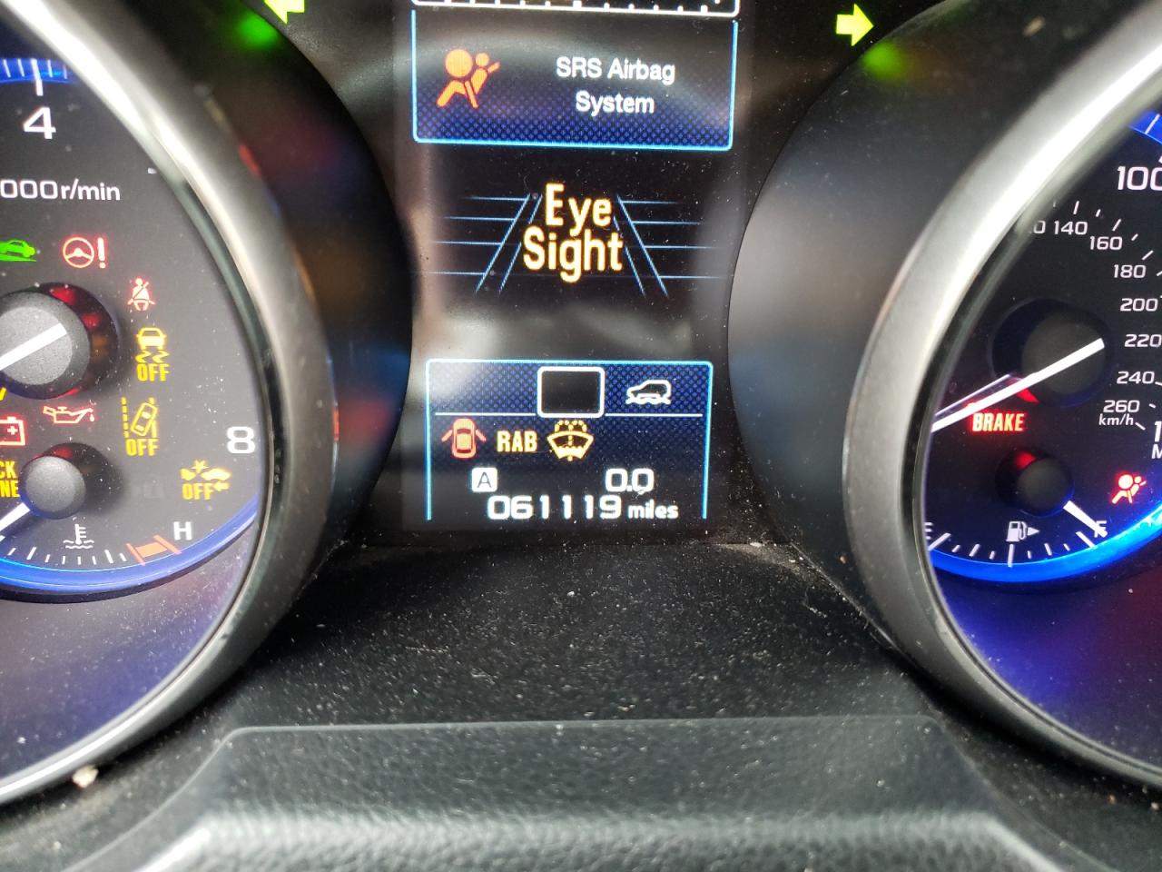 Photo 8 from auction – 2018 SUBARU OUTBACK 3. with VIN 4S4BSENC5J3343398