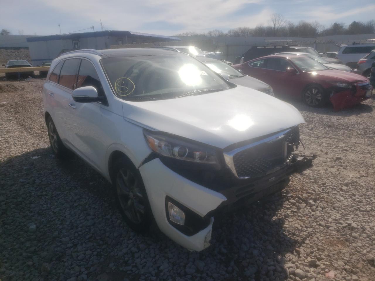 KIA SORENTO SX 2016 with VIN 5XYPK4A52GG048565 - Photo from auction