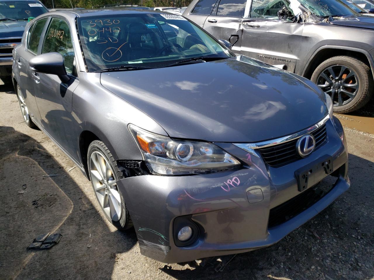 LEXUS CT 200 2012 with VIN JTHKD5BH5C2075846 - Photo from auction