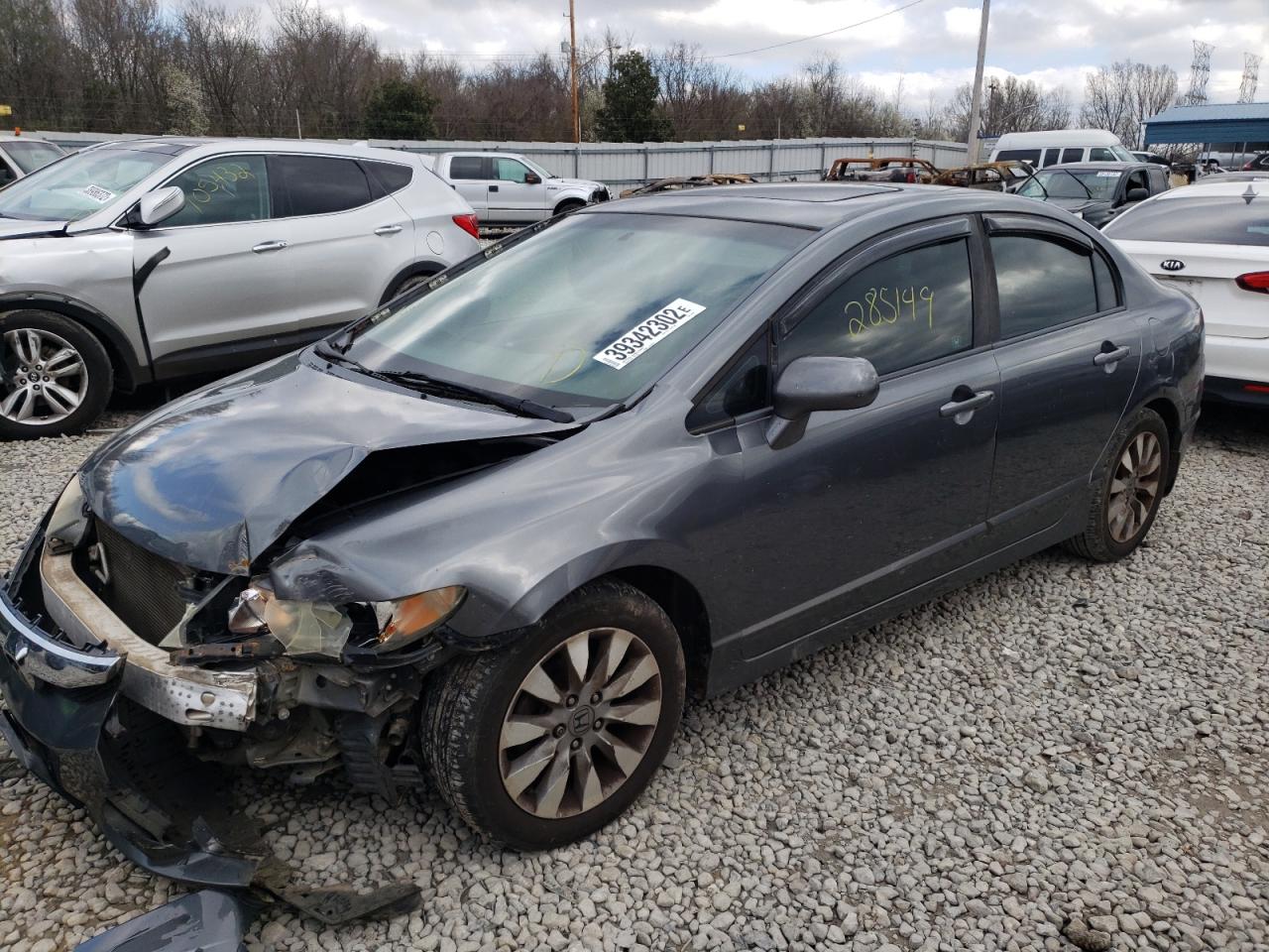 Фото 2 с аукциона – 2010 HONDA CIVIC EXL с VIN 19XFA1F9XAE009526