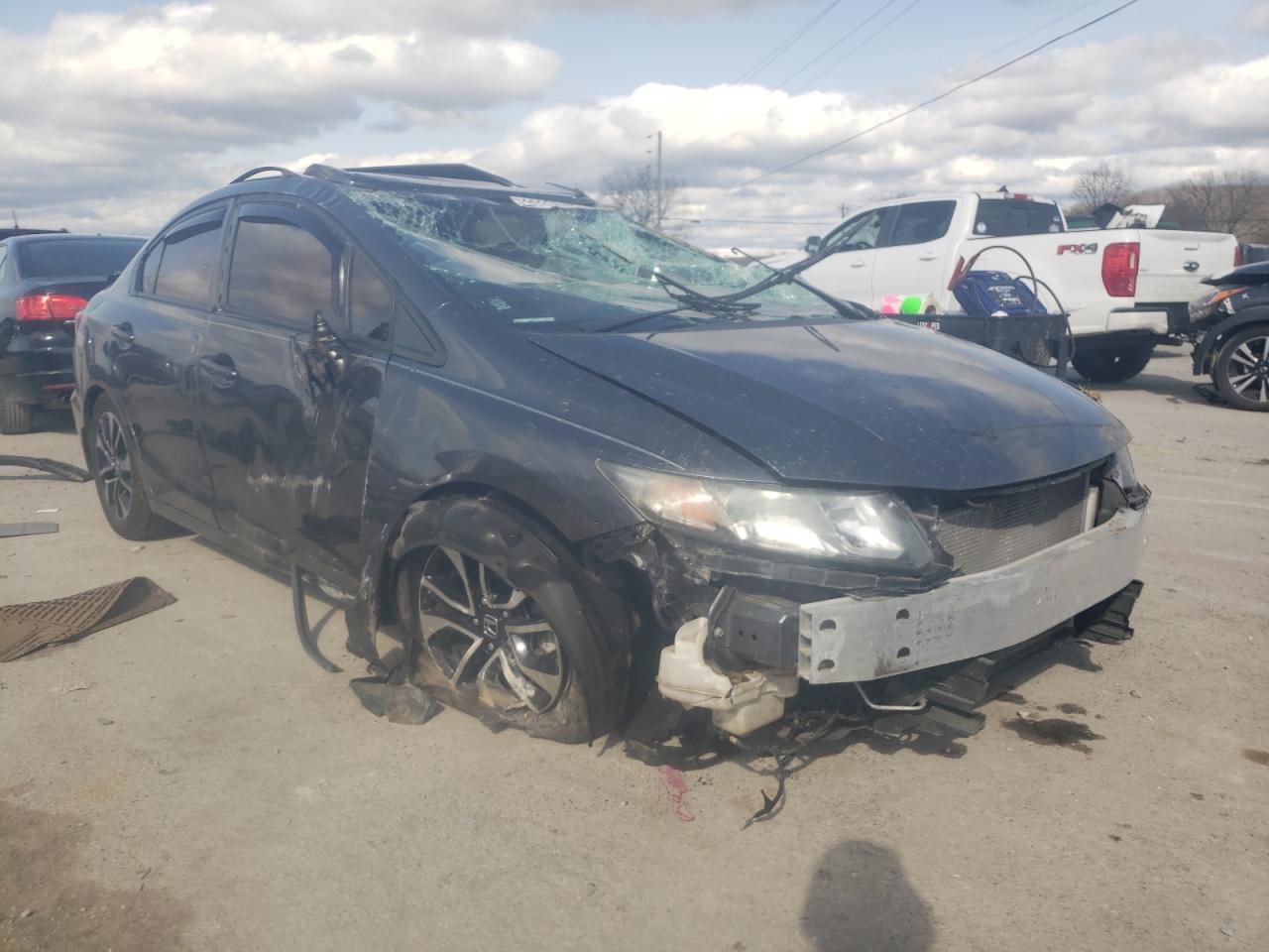 HONDA CIVIC EXL 2013 with VIN 19XFB2F94DE074766 - Photo from auction