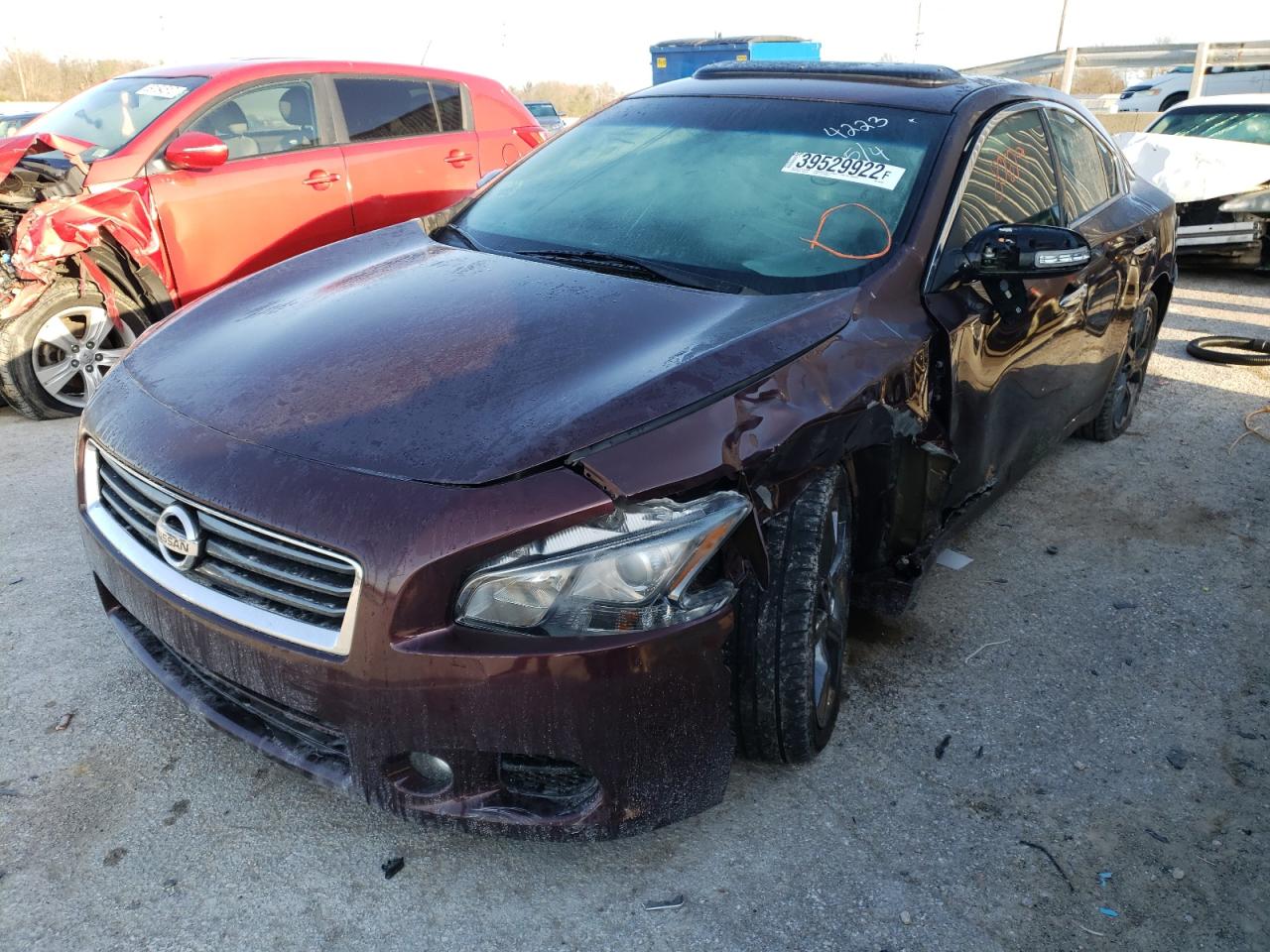 Photo 2 from auction – 2014 NISSAN MAXIMA S with VIN 1N4AA5AP7EC484223