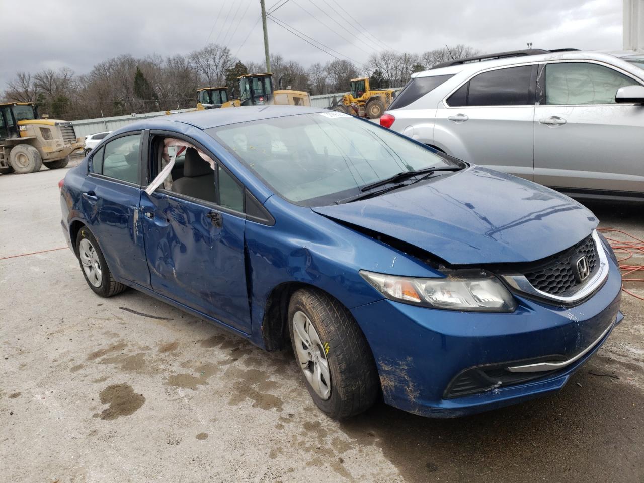 HONDA CIVIC LX 2013 with VIN 2HGFB2F53DH587137 - Photo from auction